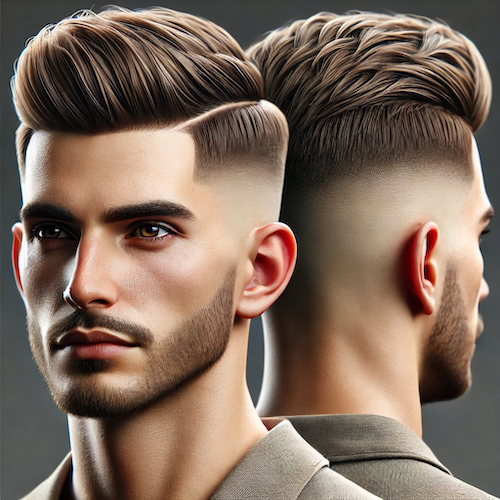 French Crop Low Fade