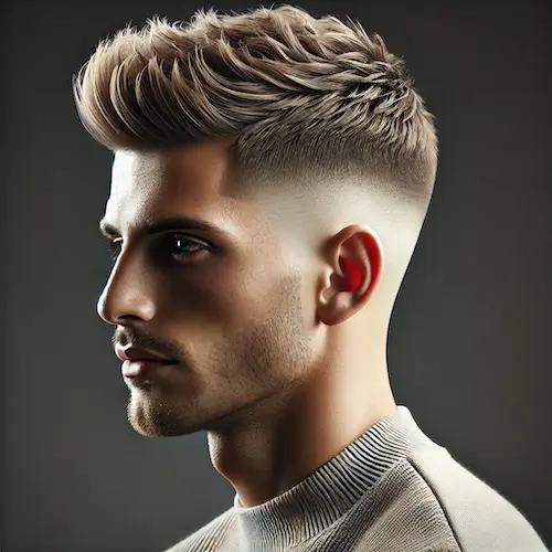 French Crop Mid Fade