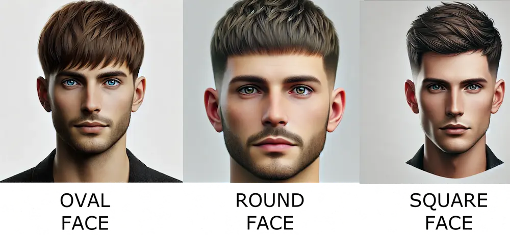 French Crop Face Shapes