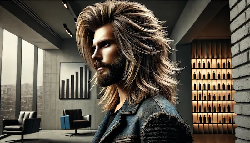Wolf Cut Men: A Modern Take on Men’s Haircut Trends in 2024 9 Long Wolf Cut for Men
