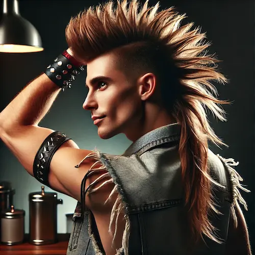 Mohawk Mullet Haircut