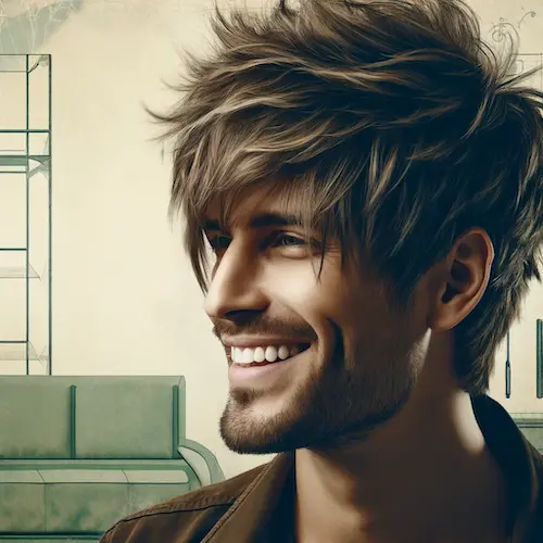 Wolf Cut Men: A Modern Take on Men’s Haircut Trends in 2024 3 Shag Hairstyle