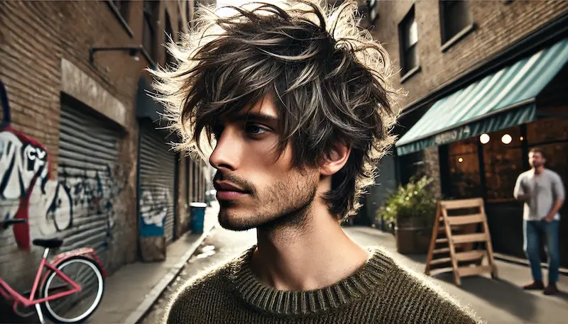 Wolf Cut Men: A Modern Take on Men’s Haircut Trends in 2024 14 Shaggy wolf cut for men