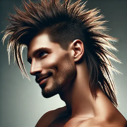 Spiky Mullet Haircut