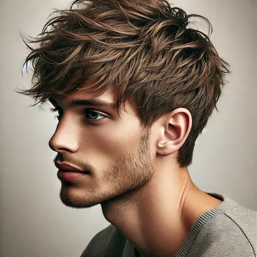 Short Shag Hairstyle For Men