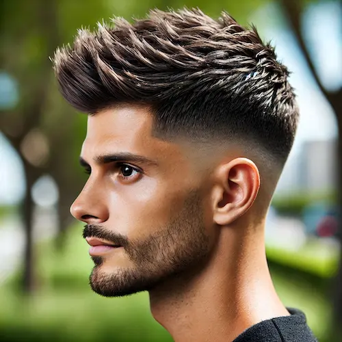 Textured Caesar Haircut