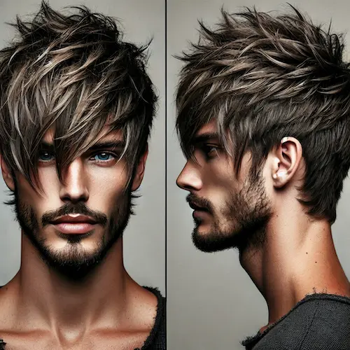 Wolf Cut Hairstyle For Men