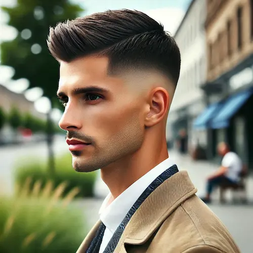 classic taper fade haircut for men